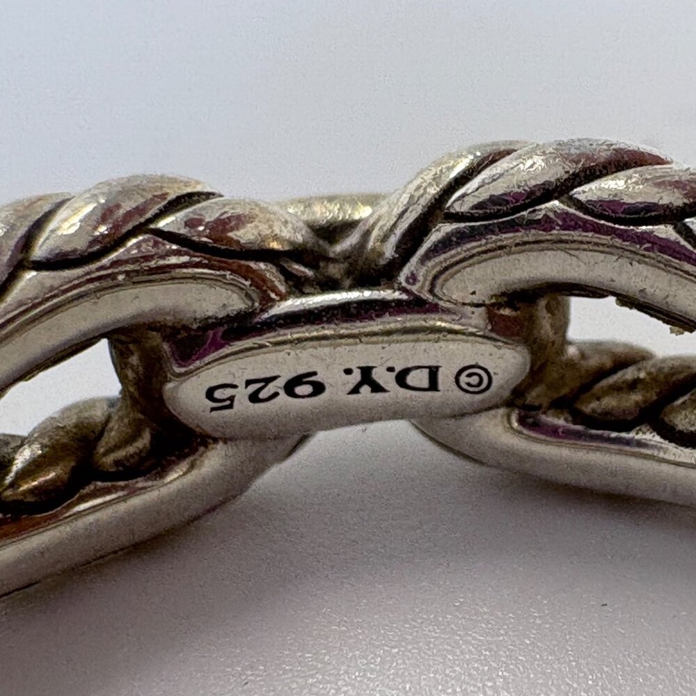 VTG David Yurman Cable Loop Diamond Band Ring Size 5.75 - Picture 7 of 10